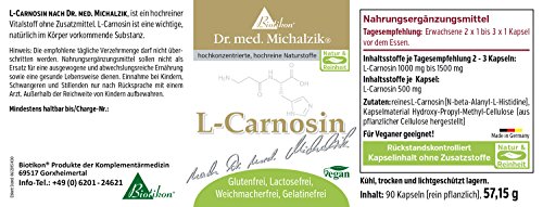 L-Carnosin nach Dr. med. Michalzik -